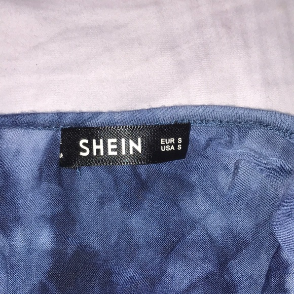 Blue tie crop top - Picture 3 of 3